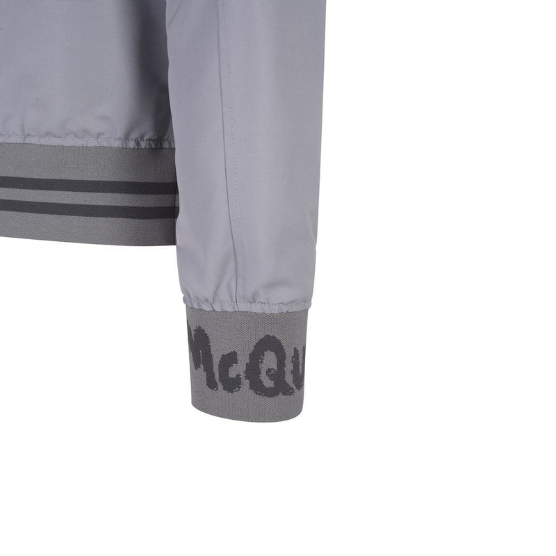 Alexander McQueen Grijze Polyester Bomber