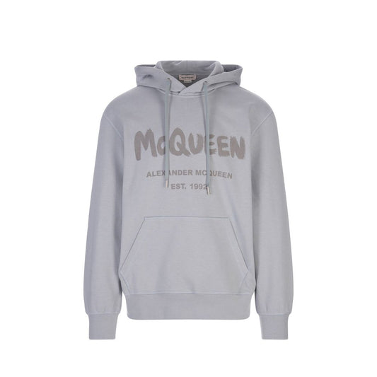 Alexander McQueen Gray Cotton Sweatshirt for Men