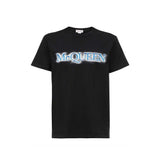Alexander McQueen Black Cotton T-Shirt for Men