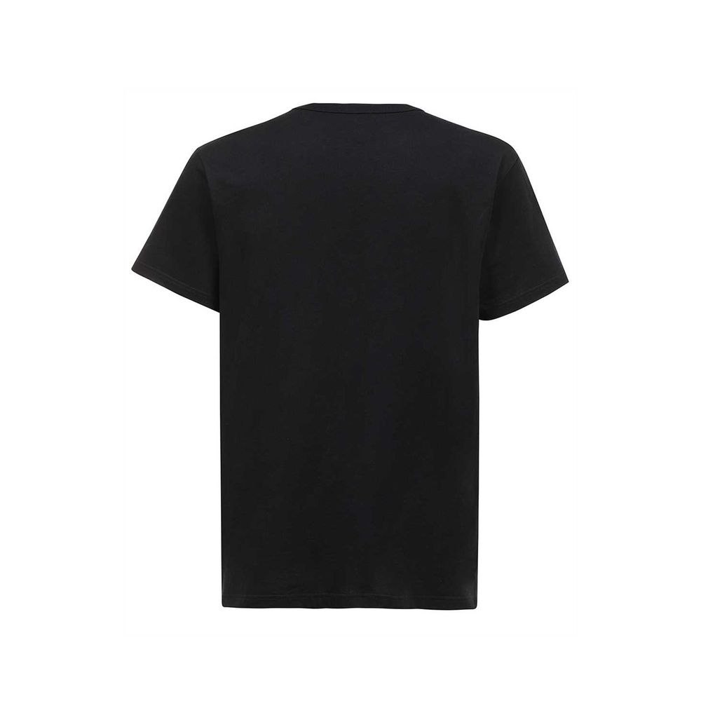 Alexander McQueen Black Cotton T-Shirt for Men
