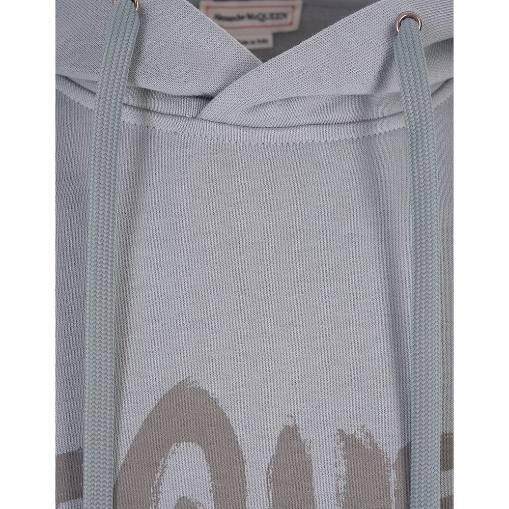 Alexander McQueen Gray Cotton Sweatshirt for Men