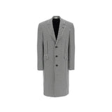 Alexander McQueen Black Wool Coat for Men