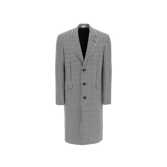 Alexander McQueen Black Wool Coat for Men