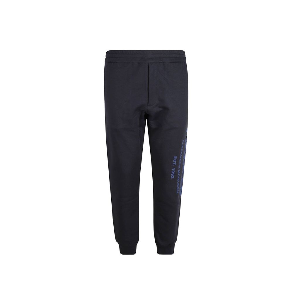 Alexander McQueen Blue Cotton Joggers - Stylish Sportswear for Men