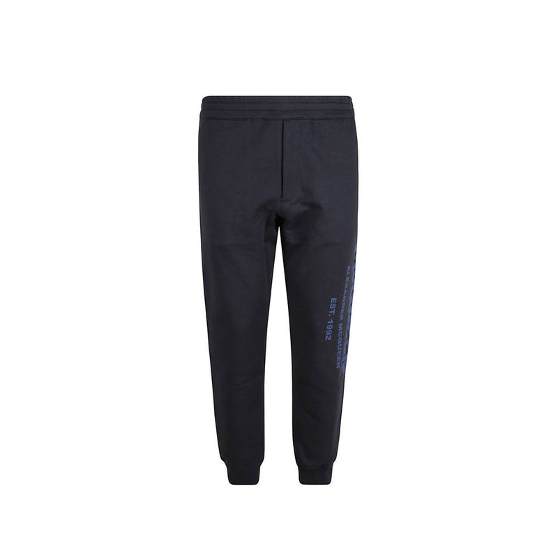 Alexander McQueen Blauwe Katoenen Joggingbroek