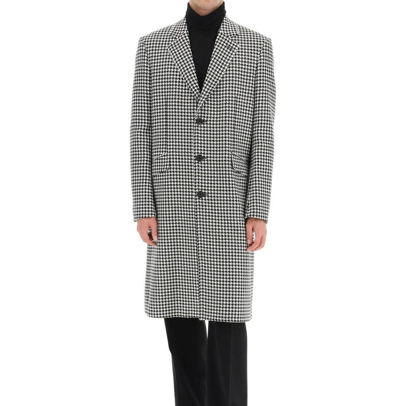 Alexander McQueen zwarte wollen jas