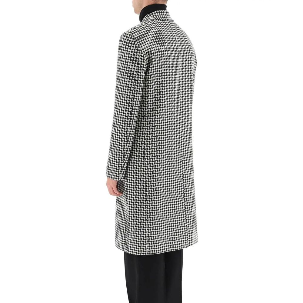 Alexander McQueen Black Wool Coat for Men