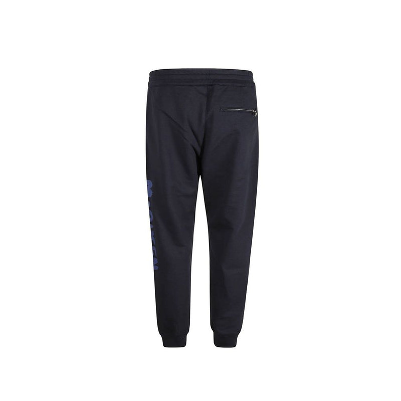 Alexander McQueen Blauwe Katoenen Joggingbroek