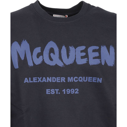 Alexander McQueen Blauwe Katoenen Sweatshirt