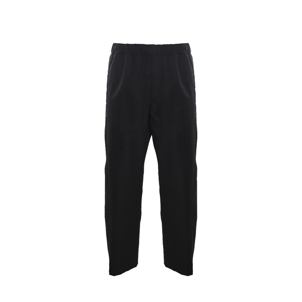 Alexander McQueen Black Cotton Casual Pants for Men