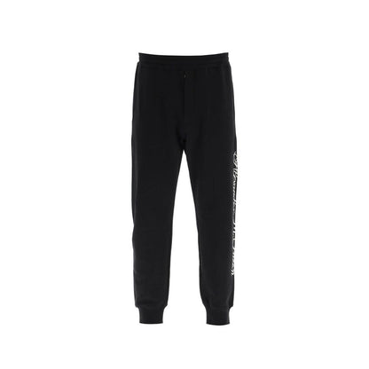 Alexander McQueen Zwarte Katoenen Sportbroek