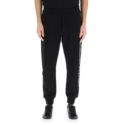 Alexander McQueen Zwarte Katoenen Sportbroek