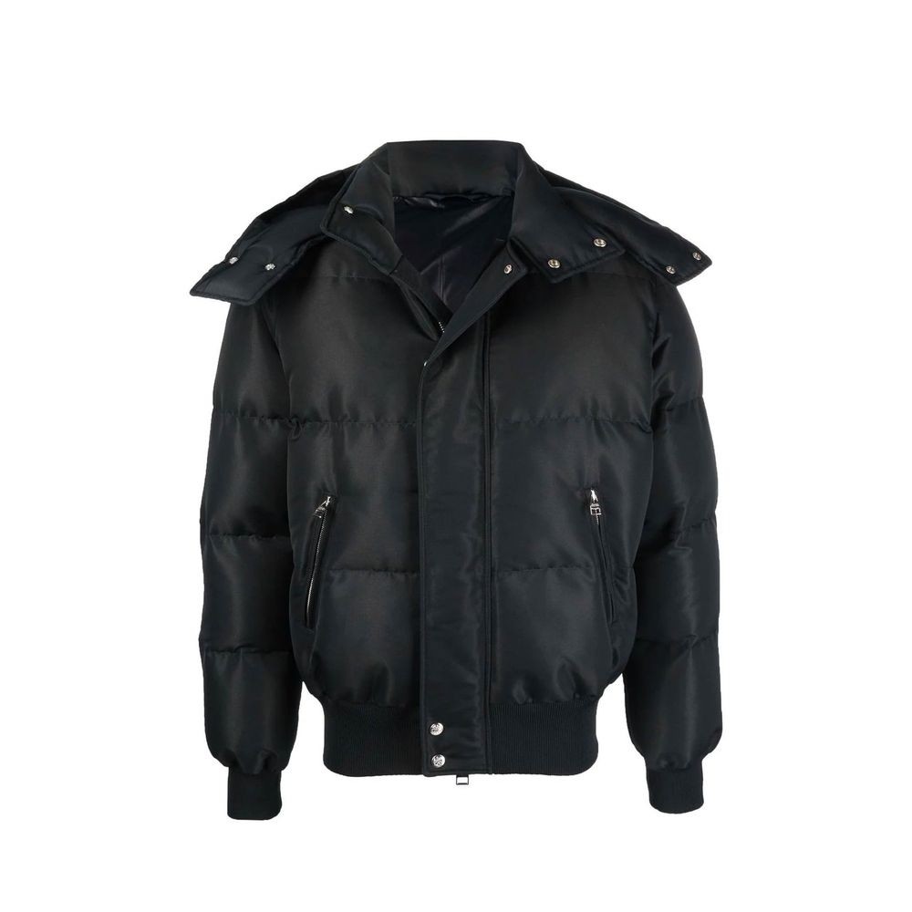 Alexander McQueen Black Polyamide Bomber Jacket for Men