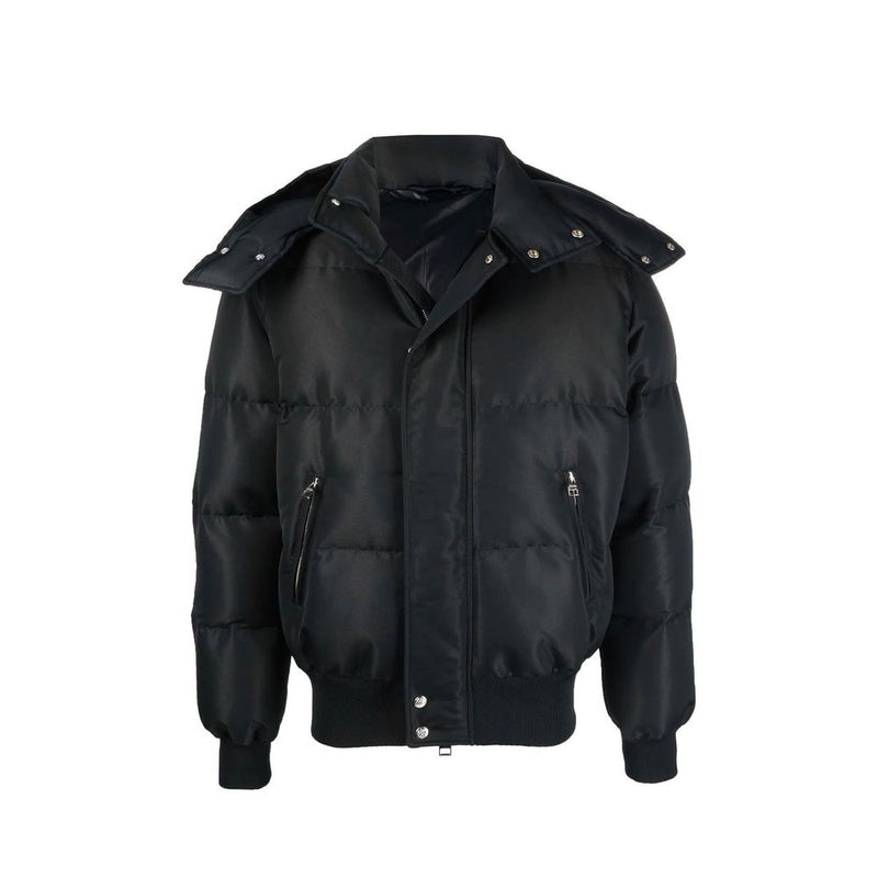 Alexander McQueen Black Polyamide Bomber Jacket for Men