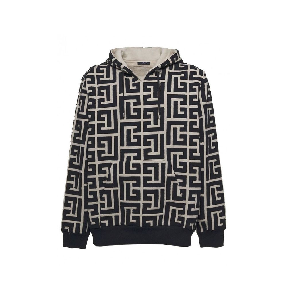 Sweat-shirt Balmain beige en coton
