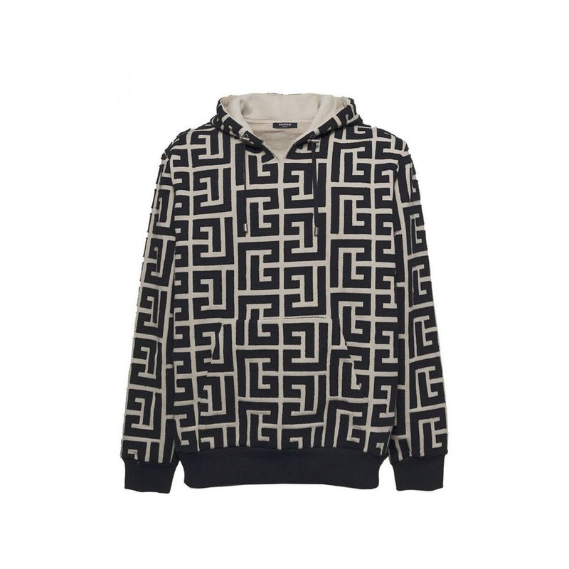 Balmain Beige Cotton Sweatshirt