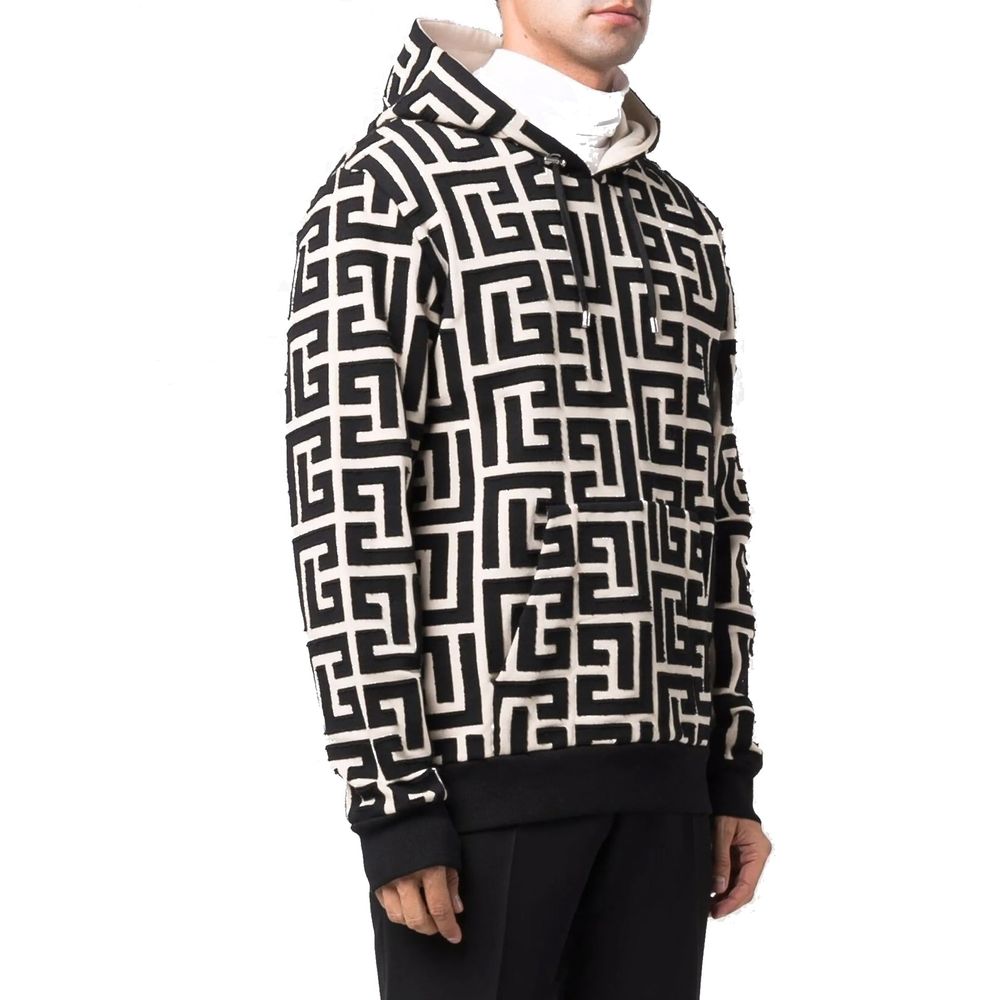 Sweat-shirt Balmain beige en coton