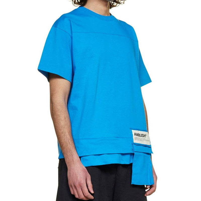 Ambush Blue Cotton T-Shirt for Men