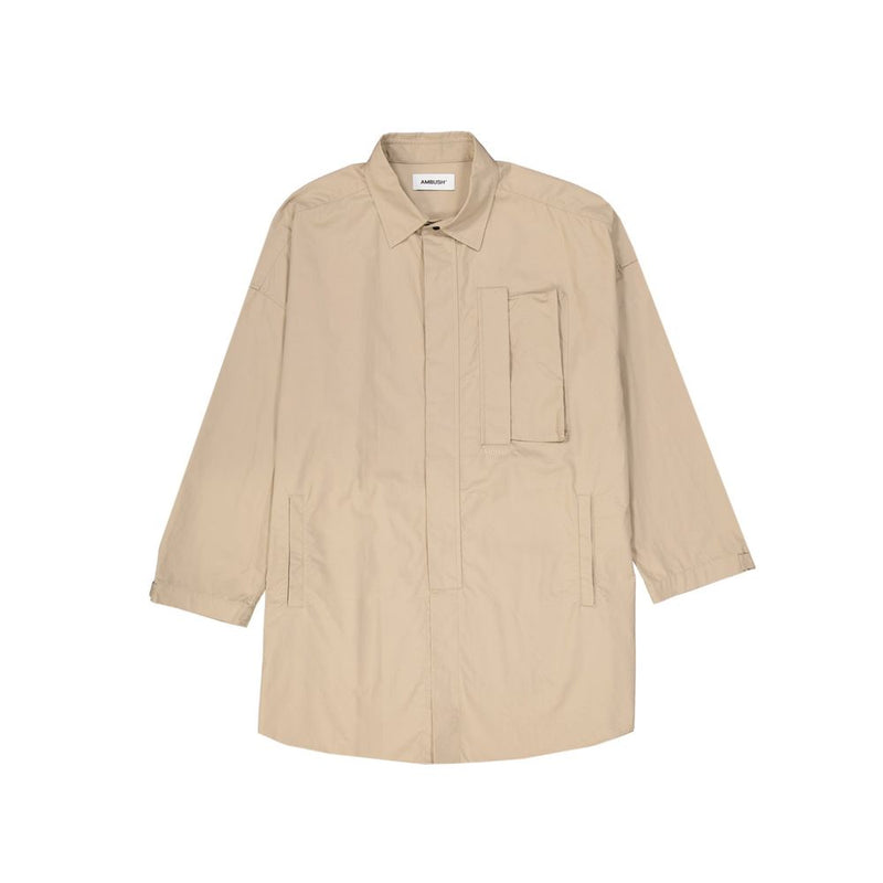Ambush Beige Cotton Coat for Men