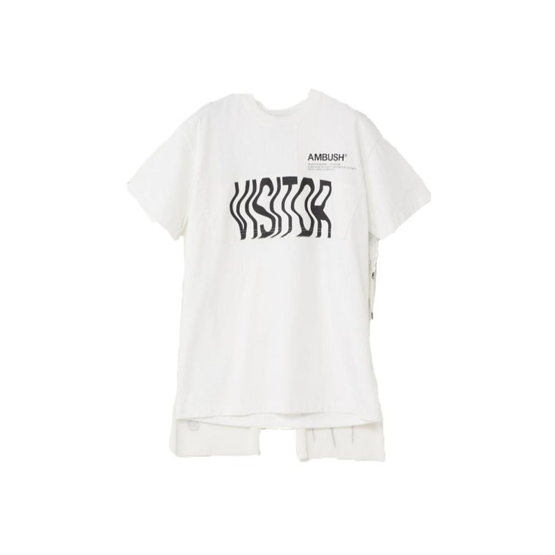 Ambush White Cotton T-Shirt for Men