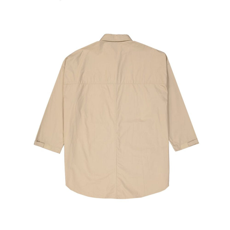 Ambush Beige Cotton Coat for Men