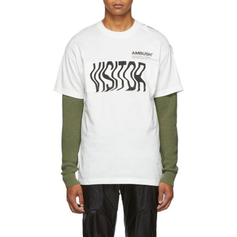 Ambush White Cotton T-Shirt for Men