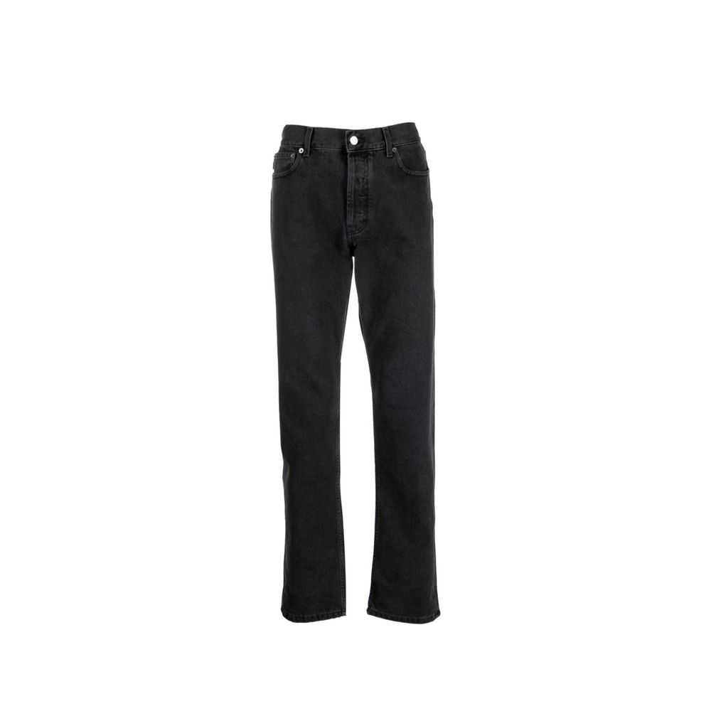 Ambush Black Cotton Slim Fit Jeans for Men