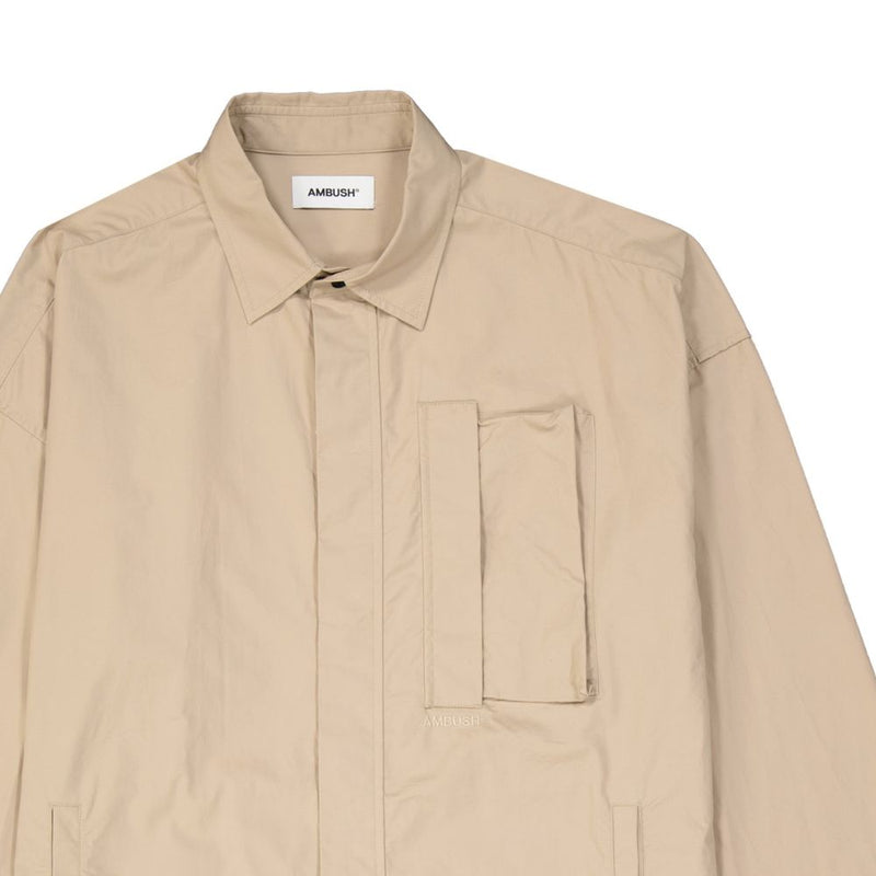 Ambush Beige Cotton Coat for Men
