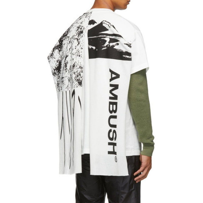 Ambush White Cotton T-Shirt for Men
