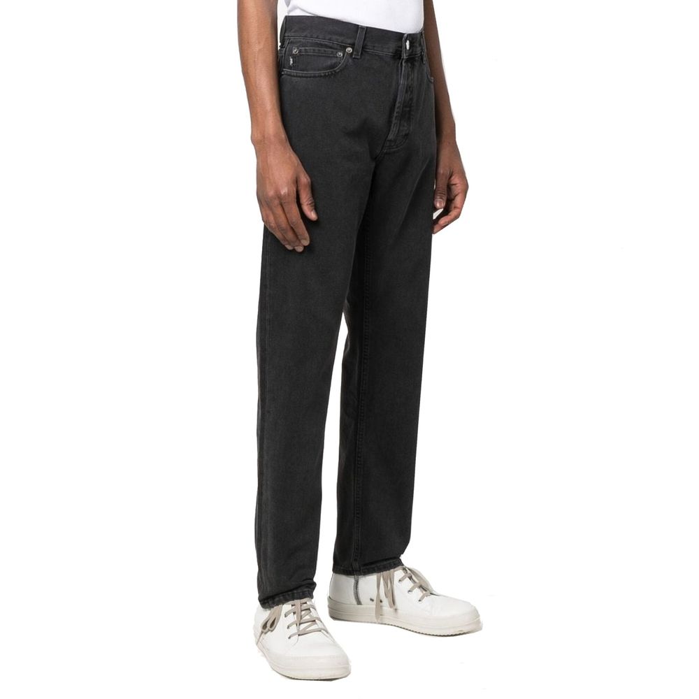 Ambush Black Cotton Slim Fit Jeans for Men