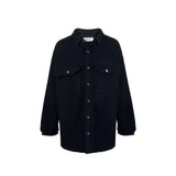 Ambush Blue Marabou Coat