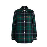 Burberry Bicolor Wool Pattern Shirt for Women - Stylish & Comfortable