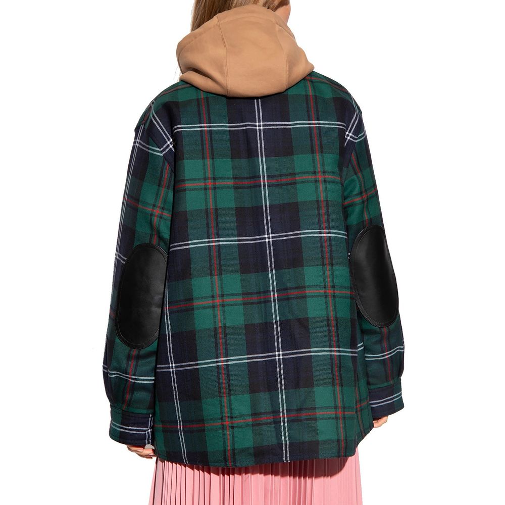 Burberry Bicolor Wool Pattern Shirt for Women - Stylish & Comfortable