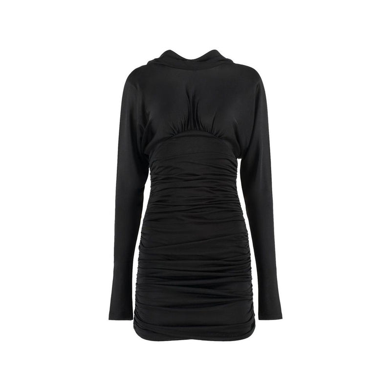 Saint Laurent Black Viscose Casual Dress for Women