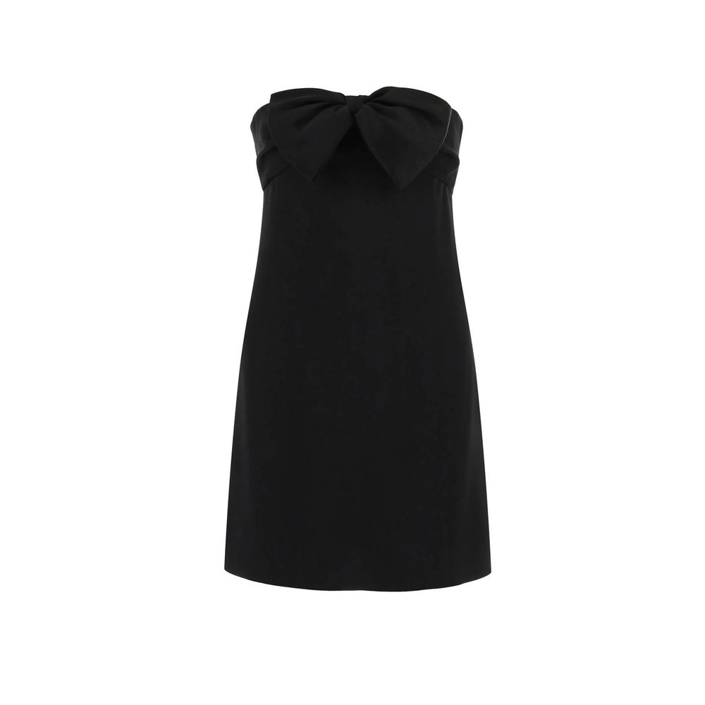 Saint Laurent Black Acetate Casual Dress for Women