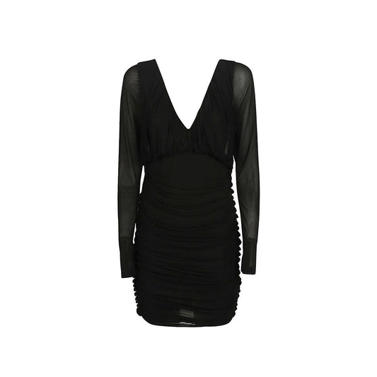 Saint Laurent Black Viscose Cocktail Dress for Women