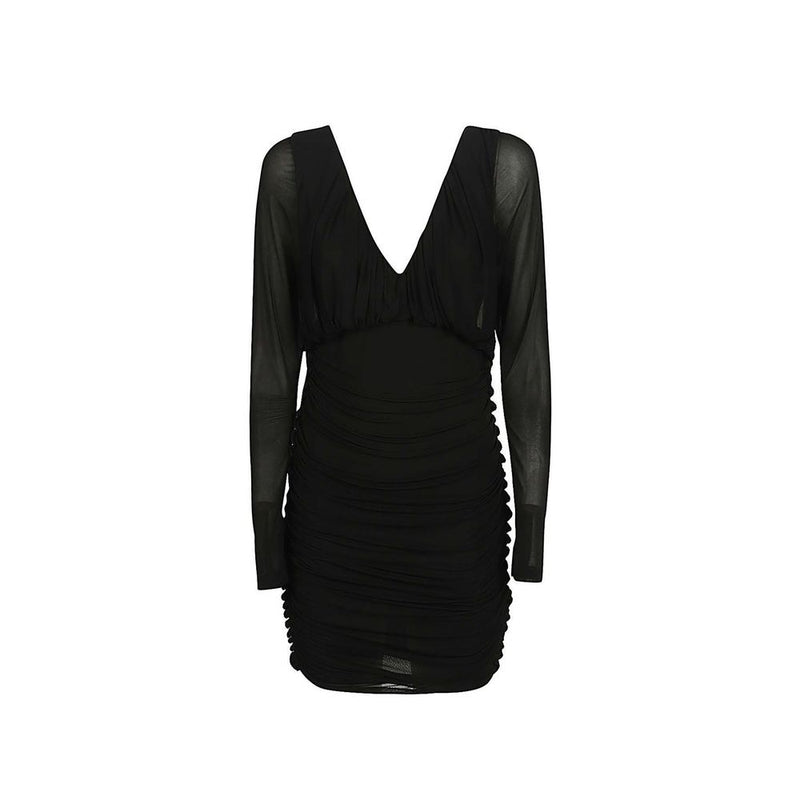 Saint Laurent Black Viscose Cocktail Dress for Women