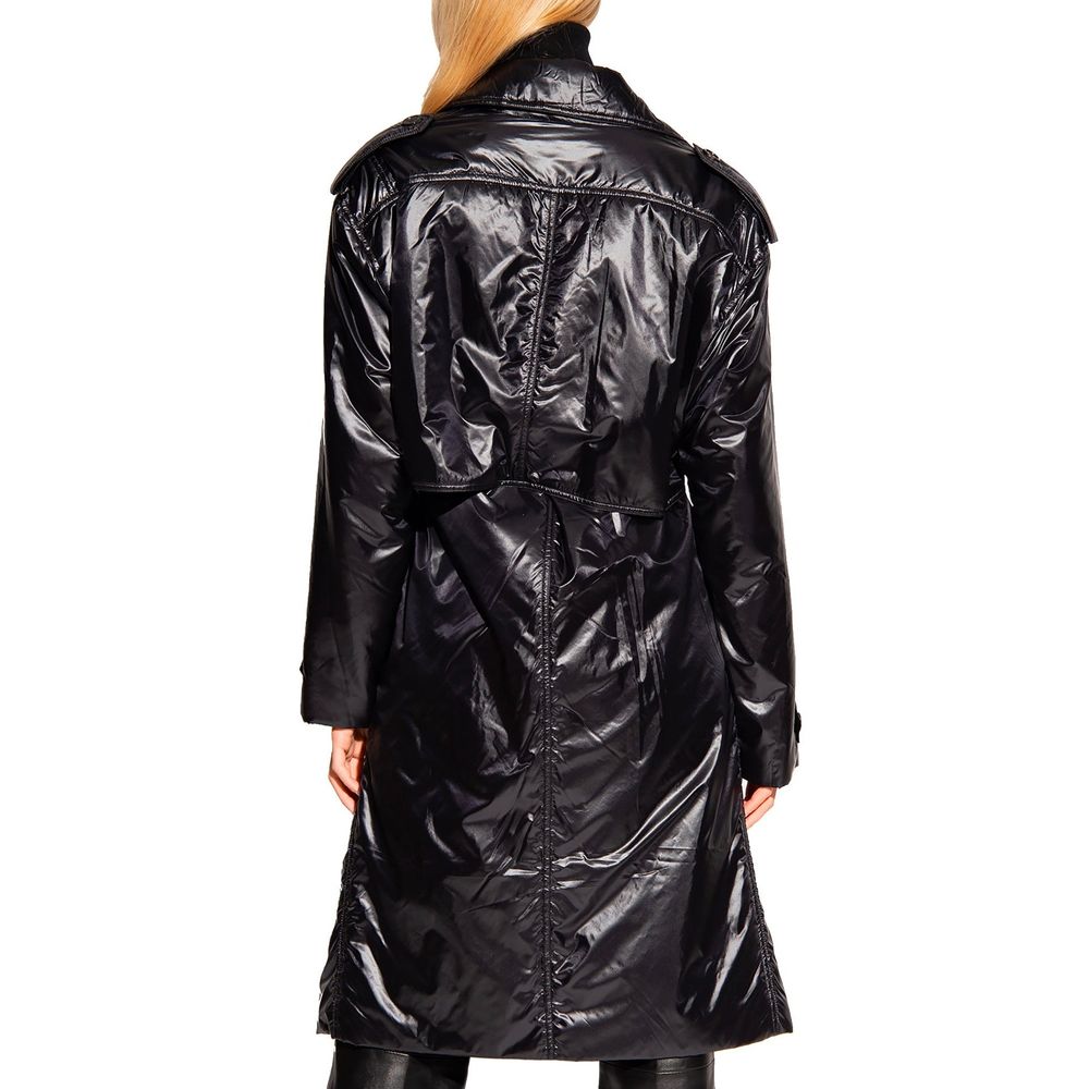 Saint Laurent Black Polyamide Coat for Women