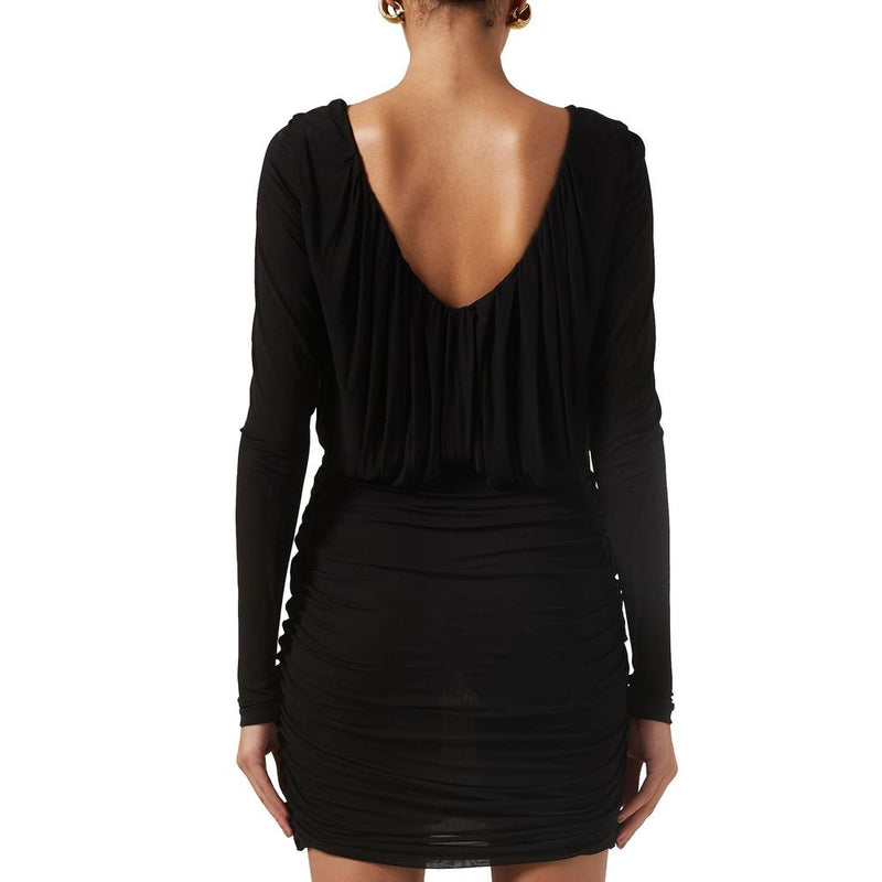 Saint Laurent Black Viscose Cocktail Dress for Women