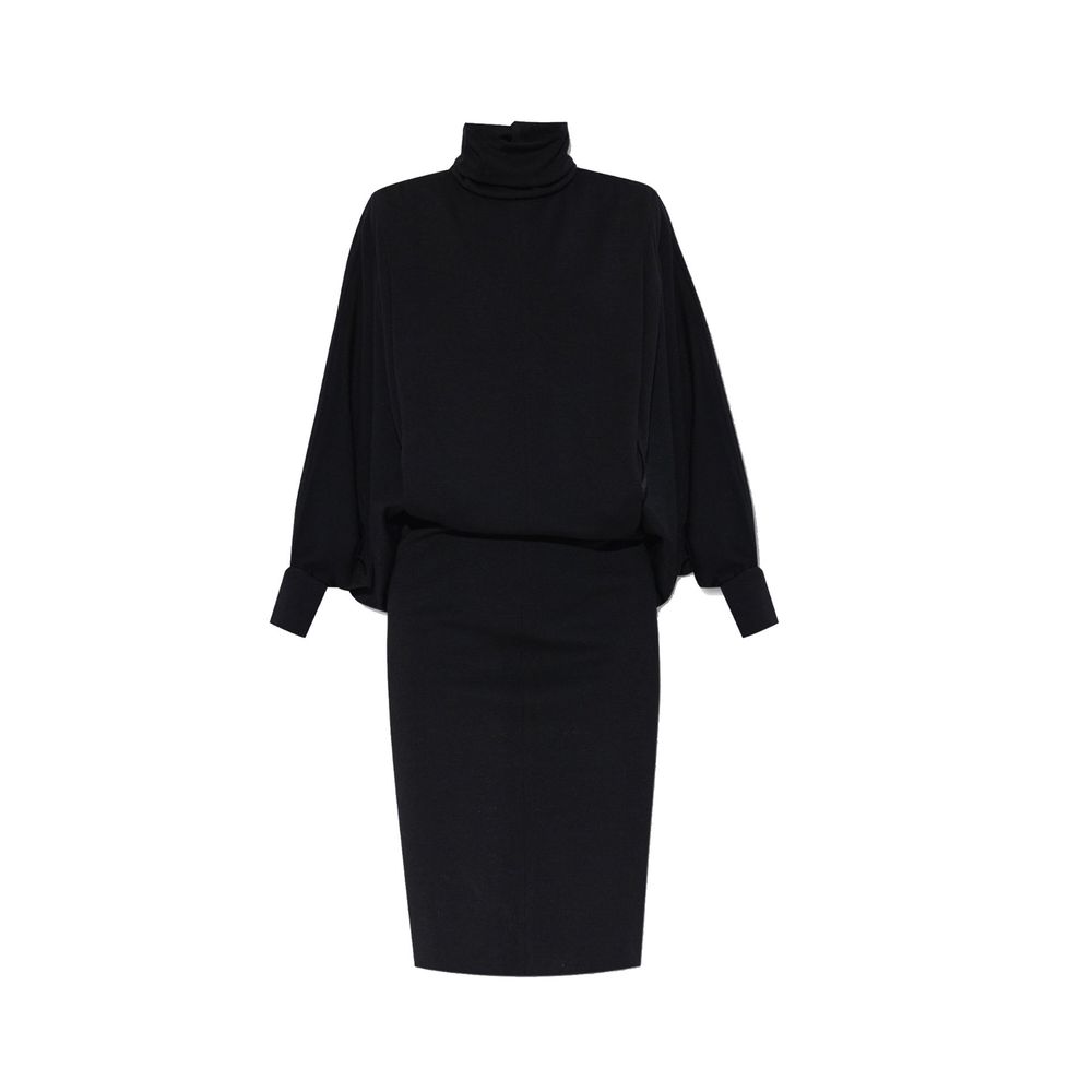 Saint Laurent Black Wool Casual Dress for Women - Elegant & Versatile