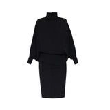 Saint Laurent Black Wool Casual Dress for Women - Elegant & Versatile
