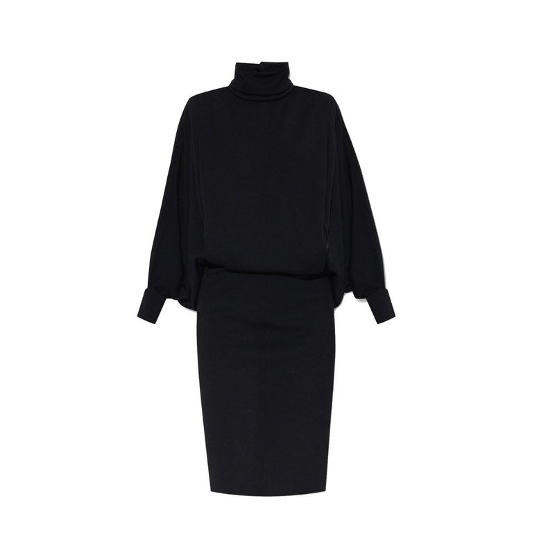 Saint Laurent Black Wool Casual Dress for Women - Elegant & Versatile
