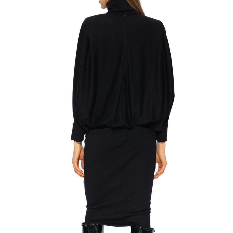Saint Laurent Black Wool Casual Dress for Women - Elegant & Versatile