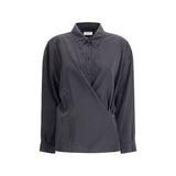 Lemaire Black Silk Dress Shirt - Elegance Redefined