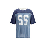 Moschino Blue Polyester Sportswear T-Shirt