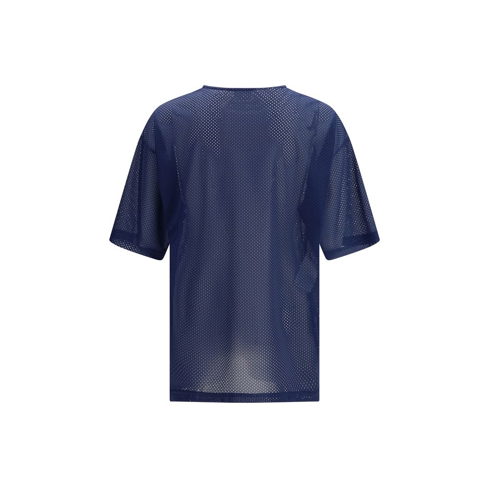 Moschino Blue Polyester Sportswear T-Shirt