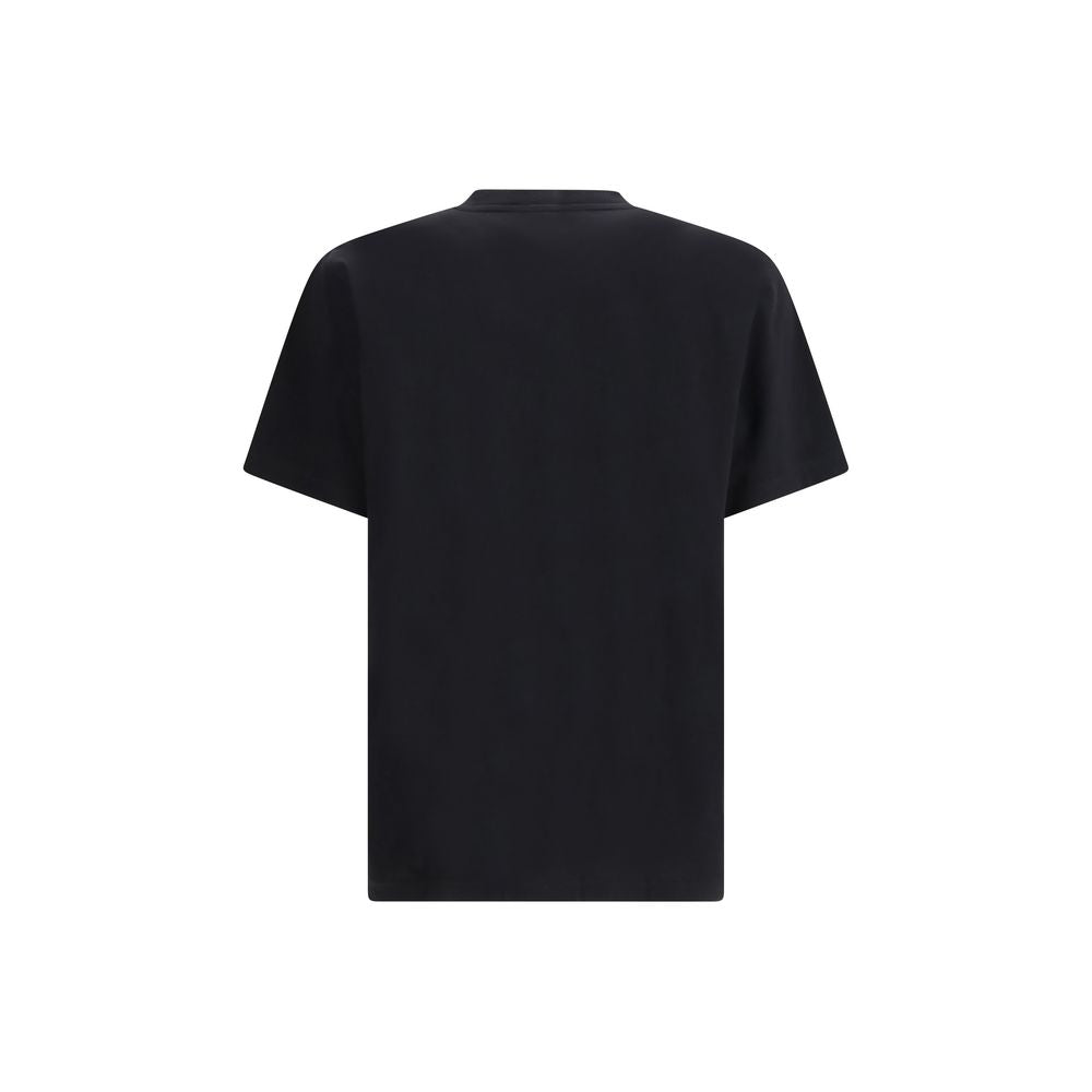 Moschino Black Cotton T-Shirt - Essential Design with Logo