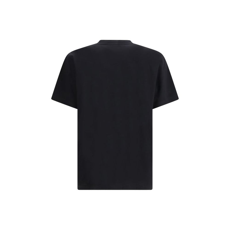 Moschino Black Cotton T-Shirt - Essential Design with Logo