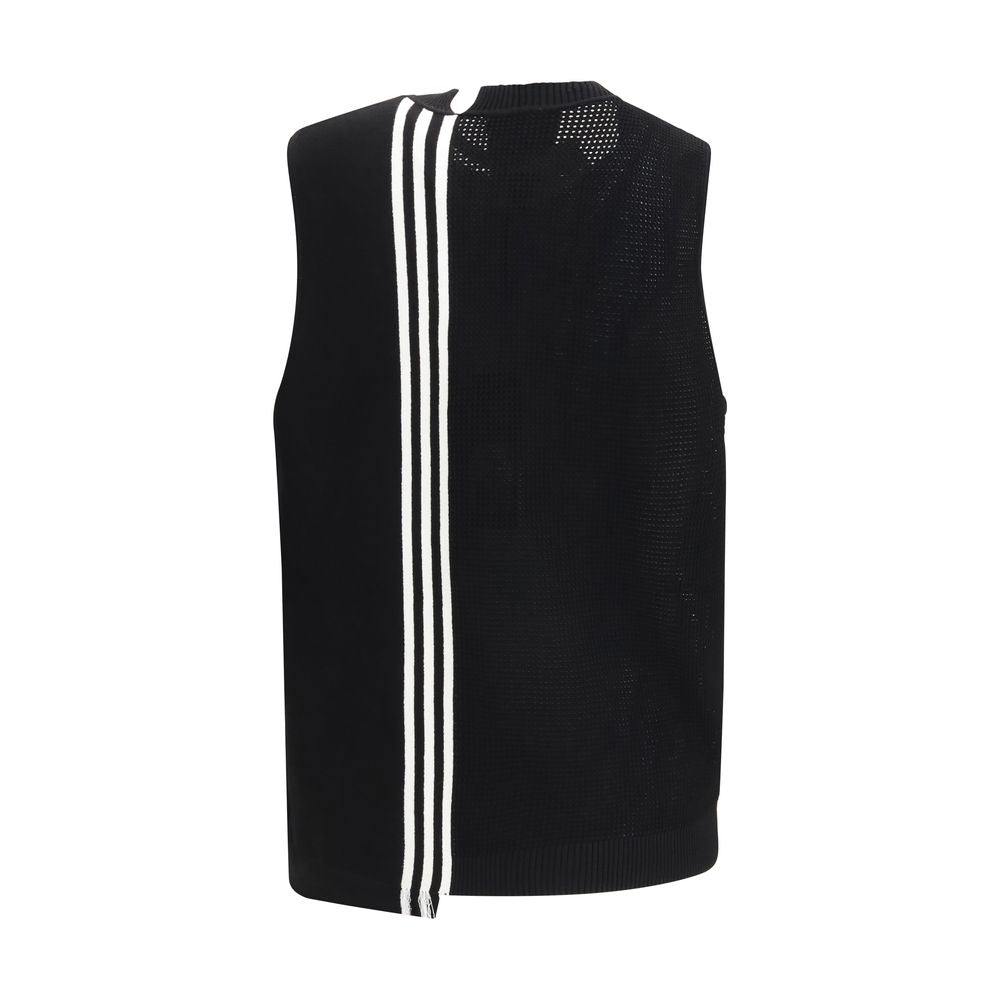 Y-3 Black Cotton Sweatshirt - Slim Fit for Men