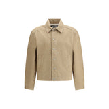 Veste en denim beige en coton Jacquemus